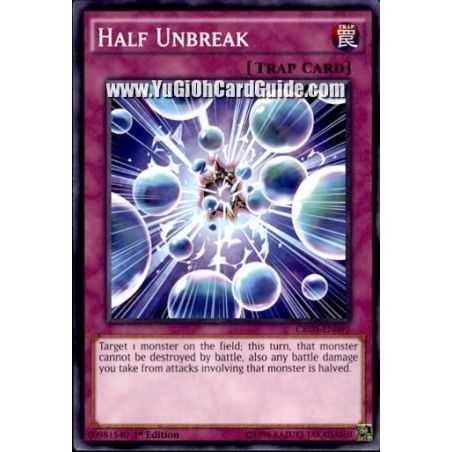 Half Unbreak (Common) – Crossed Souls | Carta YUGIOH en México