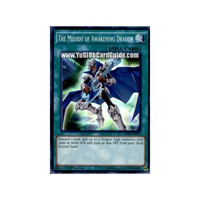 The Melody of Awakening Dragon (Super Rare) – Crossed Souls | Carta YUGIOH en México