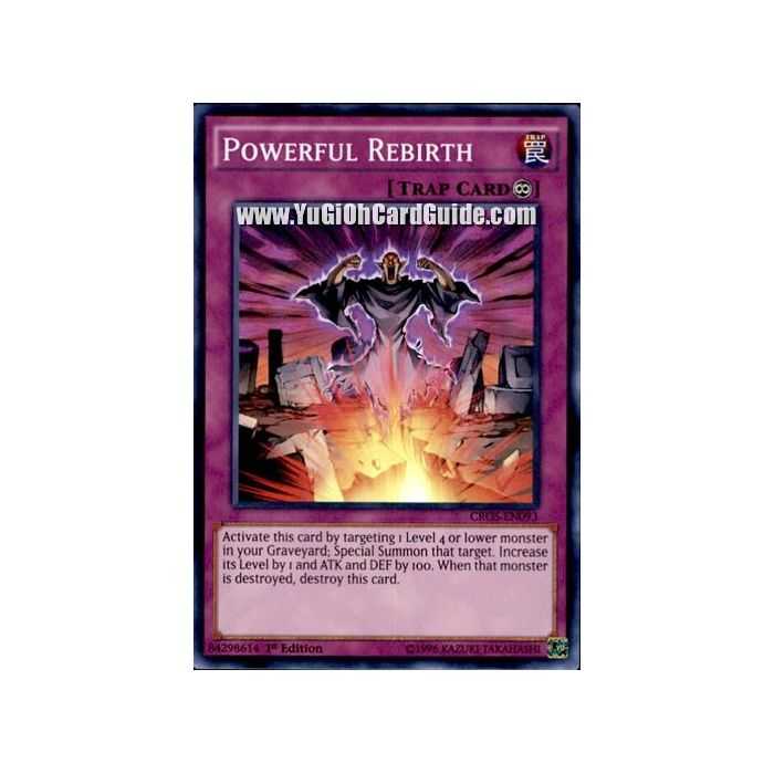 Powerful Rebirth (Super Rare) – Crossed Souls | Carta YUGIOH en México