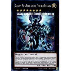 Galaxy-Eyes Full Armor Photon Dragon (Super Rare) – Crossed Souls | Carta YUGIOH en México