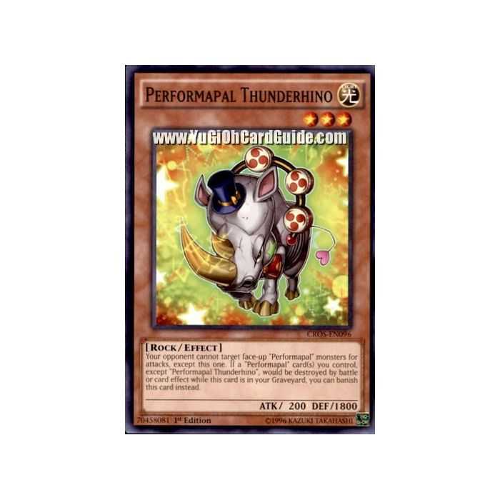 Performapal Thunderhino (Common) – Crossed Souls | Carta YUGIOH en México