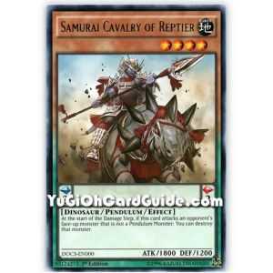Samurai Cavalry of Reptier (Rare) – Dimension of Chaos | Carta YUGIOH en México