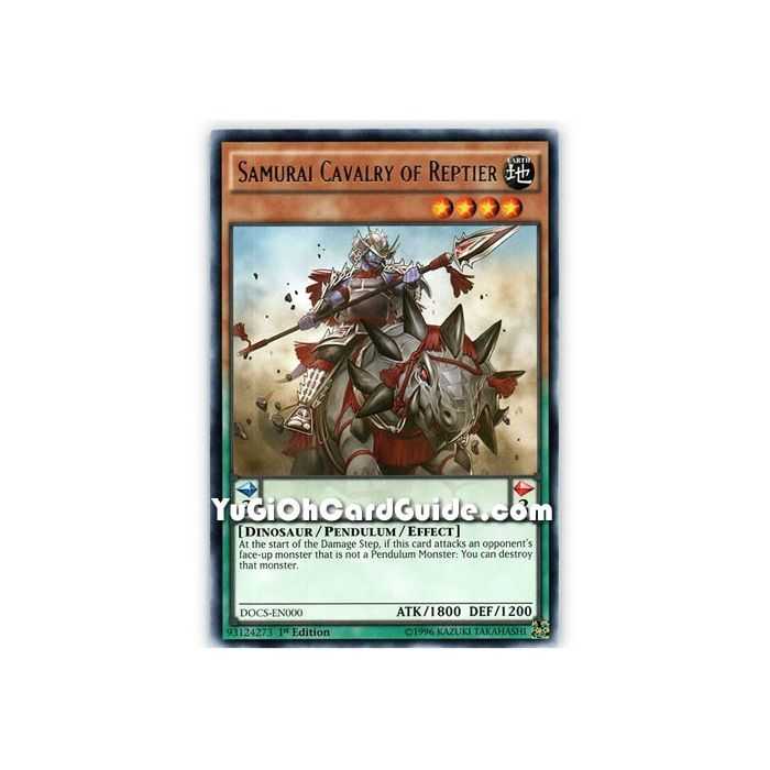 Samurai Cavalry of Reptier (Rare) – Dimension of Chaos | Carta YUGIOH en México