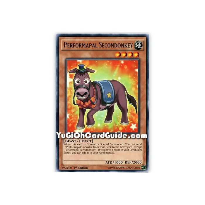 Performapal Secondonkey (Rare) – Dimension of Chaos | Carta YUGIOH en México