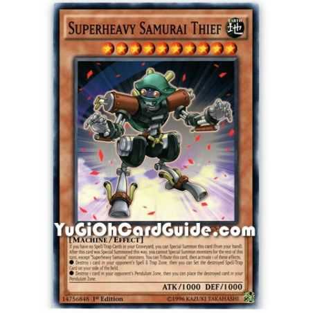 Superheavy Samurai Thief (Common) – Dimension of Chaos | Carta YUGIOH en México