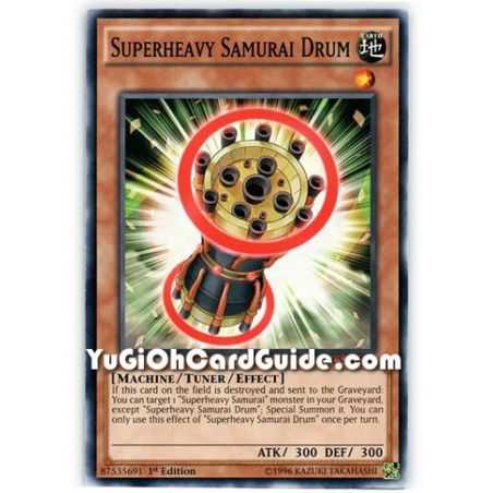 Superheavy Samurai Drum (Common) – Dimension of Chaos | Carta YUGIOH en México
