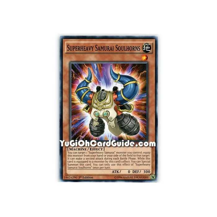 Superheavy Samurai Soulhorns (Common) – Dimension of Chaos | Carta YUGIOH en México