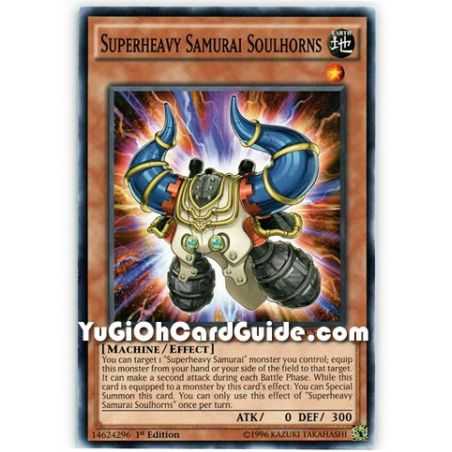Superheavy Samurai Soulhorns (Common) – Dimension of Chaos | Carta YUGIOH en México