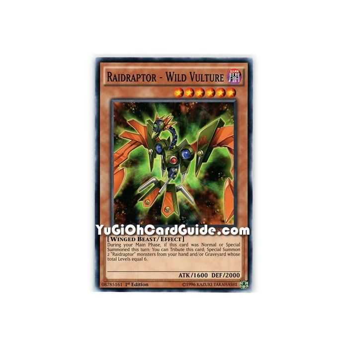 Raidraptor - Wild Vulture (Common) – Dimension of Chaos | Carta YUGIOH en México