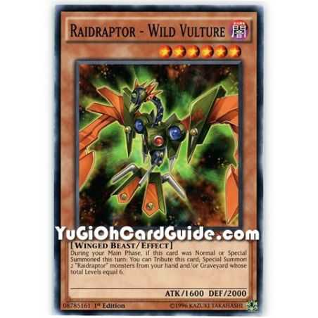 Raidraptor - Wild Vulture (Common) – Dimension of Chaos | Carta YUGIOH en México