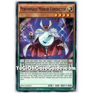 Performage Mirror Conductor (Common) – Dimension of Chaos | Carta YUGIOH en México