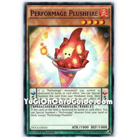 Performage Plushfire (Common) – Dimension of Chaos | Carta YUGIOH en México