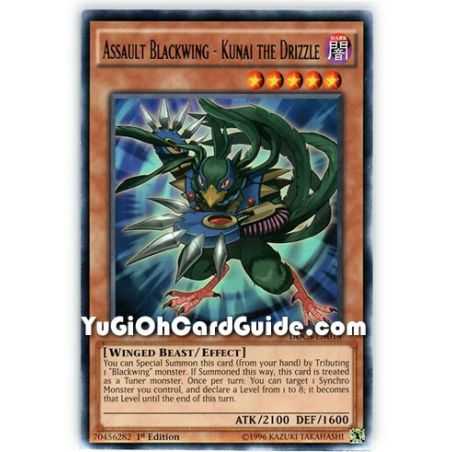 Assault Blackwing - Kunai the Drizzle (Rare) – Dimension of Chaos | Carta YUGIOH en México