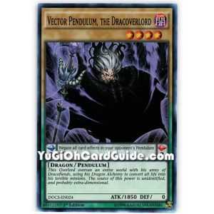 Vector Pendulum, the Dracovelord (Super Rare) – Dimension of Chaos | Carta YUGIOH en México