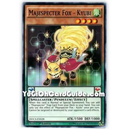 Majespecter Fox - Kyubi (Common) – Dimension of Chaos | Carta YUGIOH en México