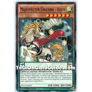 Majespecter Unicorn - Kirin (Rare) – Dimension of Chaos | Carta YUGIOH en México