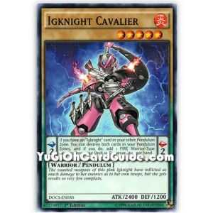 Igknight Cavalier (Common) – Dimension of Chaos | Carta YUGIOH en México