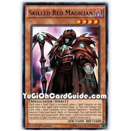 Skilled Red Magician (Rare) – Dimension of Chaos | Carta YUGIOH en México