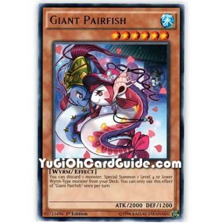 Giant Pairfish (Rare) – Dimension of Chaos | Carta YUGIOH en México