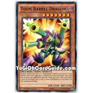 Toon Barrel Dragon (Rare) – Dimension of Chaos | Carta YUGIOH en México