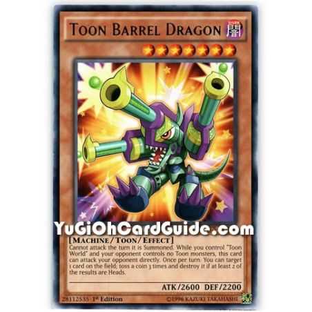 Toon Barrel Dragon (Rare) – Dimension of Chaos | Carta YUGIOH en México