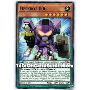 Deskbot 006 (Common) – Dimension of Chaos | Carta YUGIOH en México