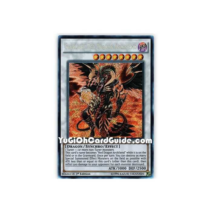 Scarlight Red Dragon Archfiend (Secret Rare) – Dimension of Chaos | Carta YUGIOH en México