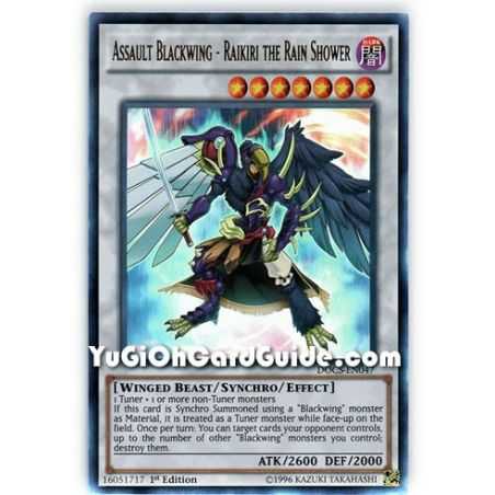Assault Blackwing - Raikiri the Rain Shower (Ultra Rare) – Dimension of Chaos | Carta YUGIOH en México