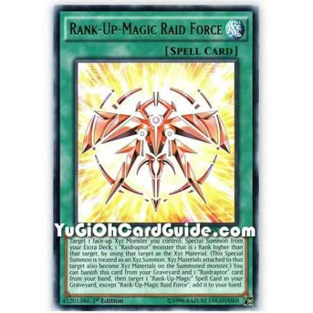 Rank-Up-Magic Raid Force (Rare) – Dimension of Chaos | Carta YUGIOH en México