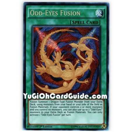 Odd-Eyes Fusion (Secret Rare) – Dimension of Chaos | Carta YUGIOH en México