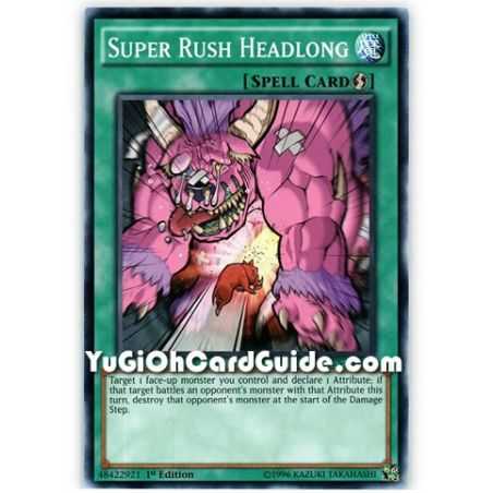 Super Rush Headlong (Common) – Dimension of Chaos | Carta YUGIOH en México