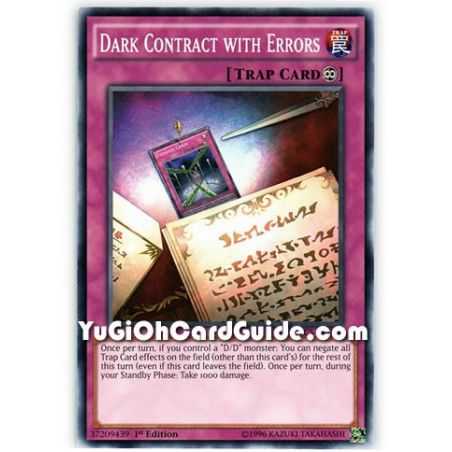 Dark Contract with Errors (Common) – Dimension of Chaos | Carta YUGIOH en México