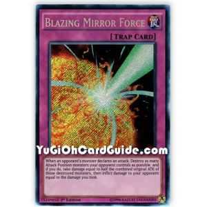 Blazing Mirror Force (Secret Rare) – Dimension of Chaos | Carta YUGIOH en México