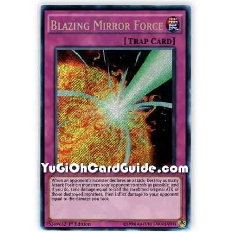 Blazing Mirror Force (Secret Rare) – Dimension of Chaos | Carta YUGIOH en México