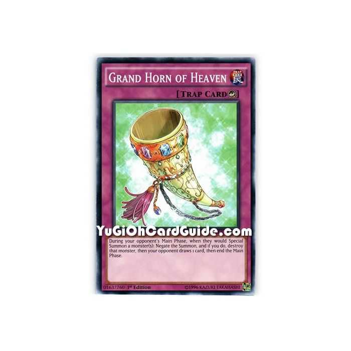 Grand Horn of Heaven (Common) – Dimension of Chaos | Carta YUGIOH en México