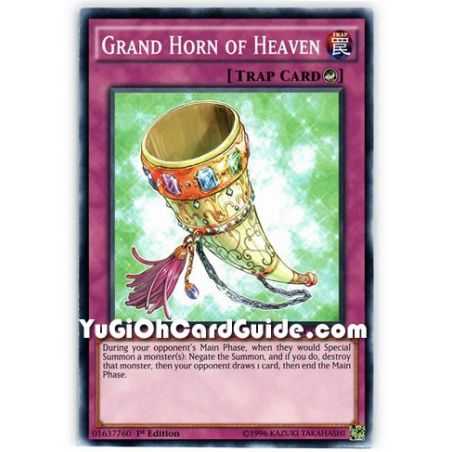 Grand Horn of Heaven (Common) – Dimension of Chaos | Carta YUGIOH en México