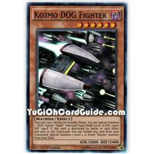 Kozmo DOG Fighter (Super Rare) – Dimension of Chaos | Carta YUGIOH en México