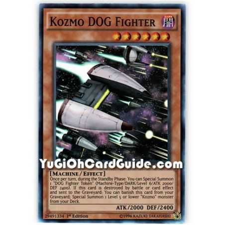 Kozmo DOG Fighter (Super Rare) – Dimension of Chaos | Carta YUGIOH en México