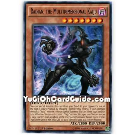 Radian, the Multidimensional Kaiju (Rare) – Dimension of Chaos | Carta YUGIOH en México