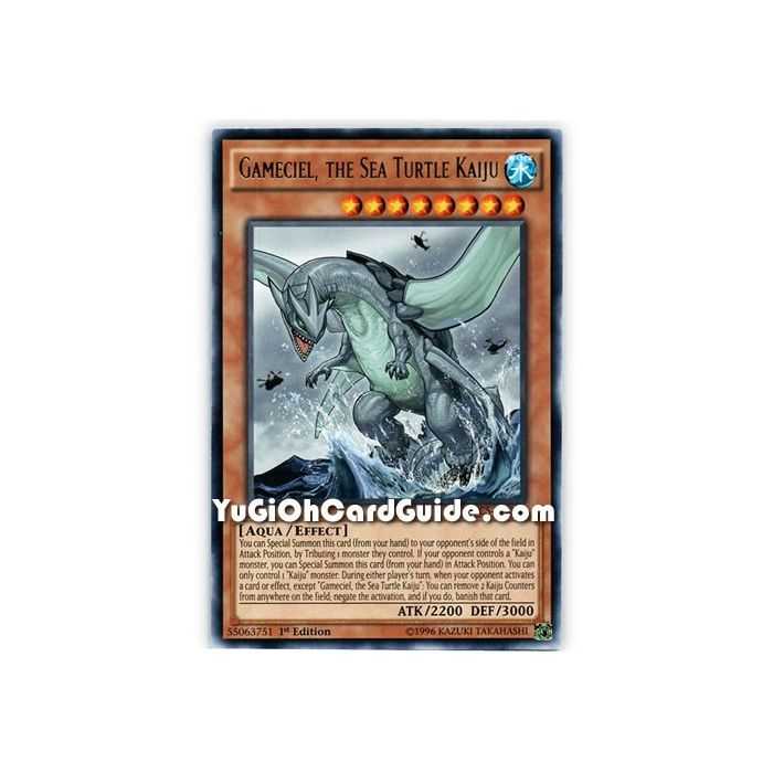 Gameciel, the Sea Turtle (Rare) – Dimension of Chaos | Carta YUGIOH en México