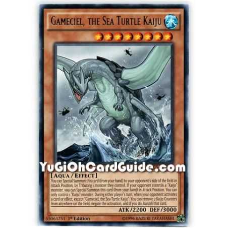 Gameciel, the Sea Turtle (Rare) – Dimension of Chaos | Carta YUGIOH en México