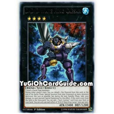 D/D/D Wave King Caesar (Rare) – Dimension of Chaos | Carta YUGIOH en México