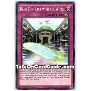 Dark Contract with the Witch (Common) – Dimension of Chaos | Carta YUGIOH en México