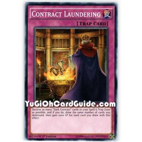 Contract Laudering (Common) – Dimension of Chaos | Carta YUGIOH en México