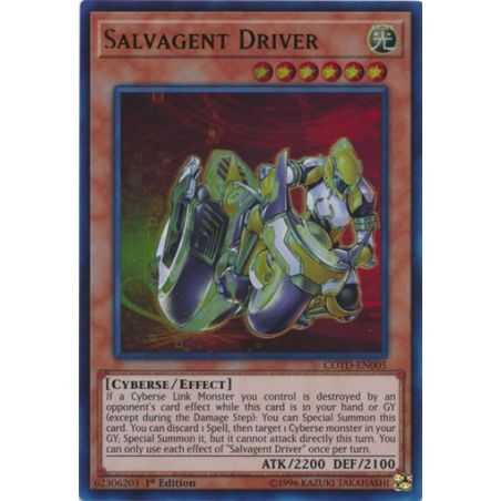 Salvagent Driver (Ultra Rare) – Code of the Duelist | Carta YUGIOH en México