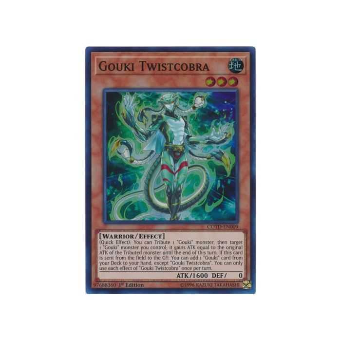 Gouki Twistcobra (Super Rare) – Code of the Duelist | Carta YUGIOH en México