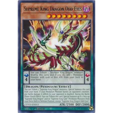 Supreme King Dragon Odd-Eyes (Rare) – Code of the Duelist | Carta YUGIOH en México