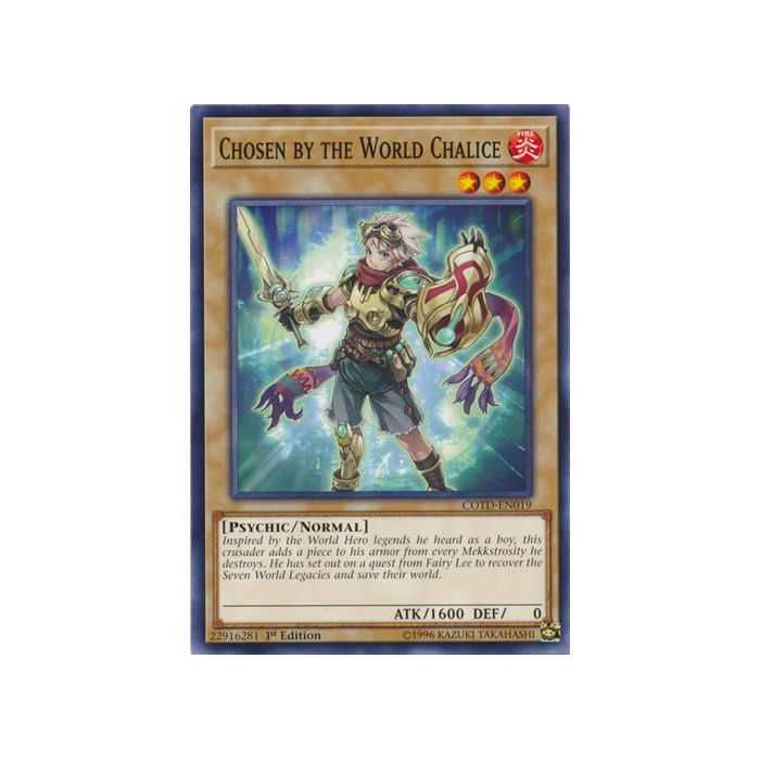 Chosen by the World Chalice (Common) – Code of the Duelist | Carta YUGIOH en México