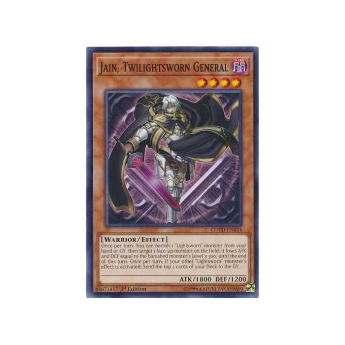 Jain, Twilightsworn General (Common) – Code of the Duelist | Carta YUGIOH en México