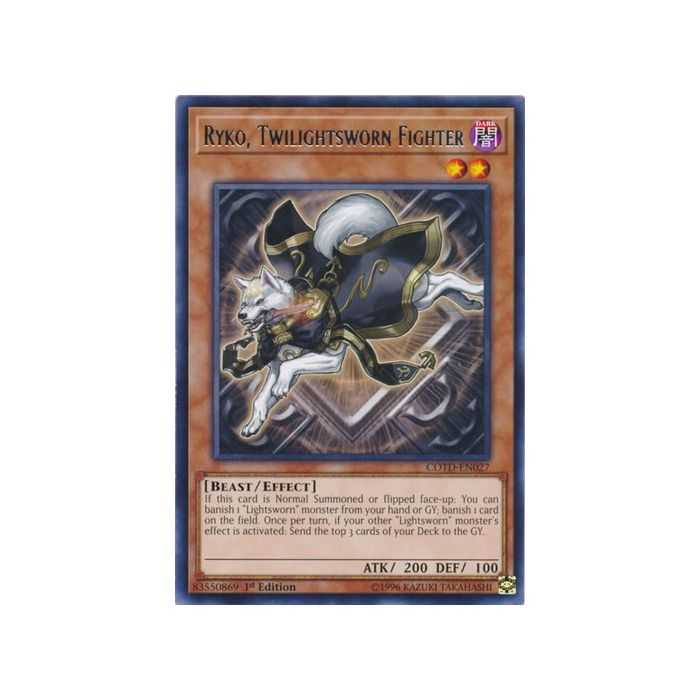 Ryko, Twilightsworn Fighter (Rare) – Code of the Duelist | Carta YUGIOH en México